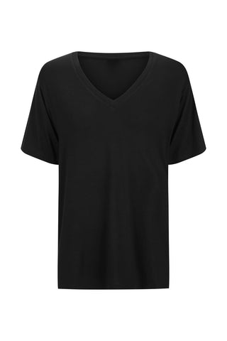 Classic Bamboo V-Neck T-Shirt - Black