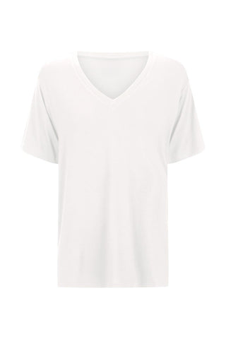 Classic Bamboo V-Neck T-Shirt - White