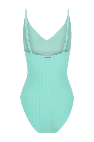 Coolum Core Support One Piece Swim - Aqua Texture