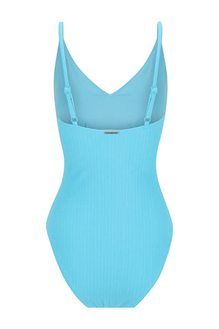 Coolum Core Support One Piece Swim - Blue Lagoon Texture
