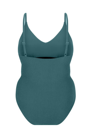 Coolum Core Support One Piece Swim - Teal Texture