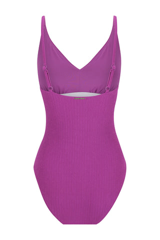 Coolum Core Support One Piece Swim - Violet Texture