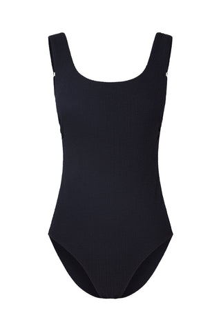 Sorrento Core Support One Piece Swim - Black Texture