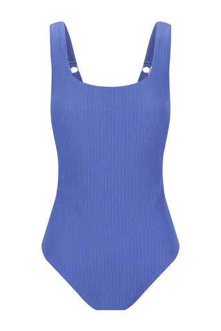 Sorrento Core Support One Piece Swim - Indigo Texture