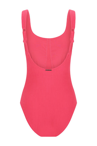Sorrento Core Support One Piece Swim - Raspberry Texture