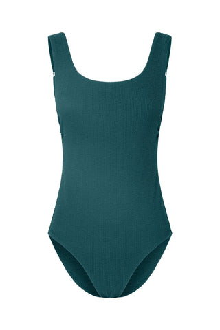 Sorrento Core Support One Piece Swim - Teal Texture