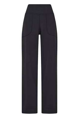 Wide Leg Base Pant - Black