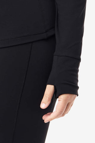 Zip Through Base Jacket - Black