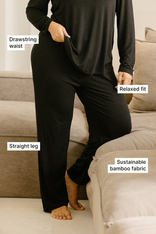 Classic Bamboo Pants - Black