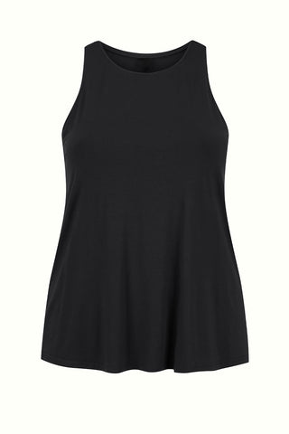 Classic Bamboo Singlet - Black