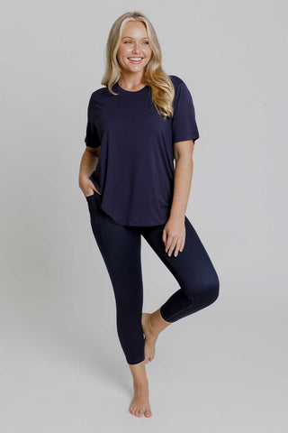 Model wears a size M. She is size 12 and 172cm tall.