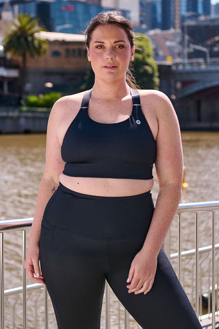 Model wears a XL. She is size 16 and 175cm tall.