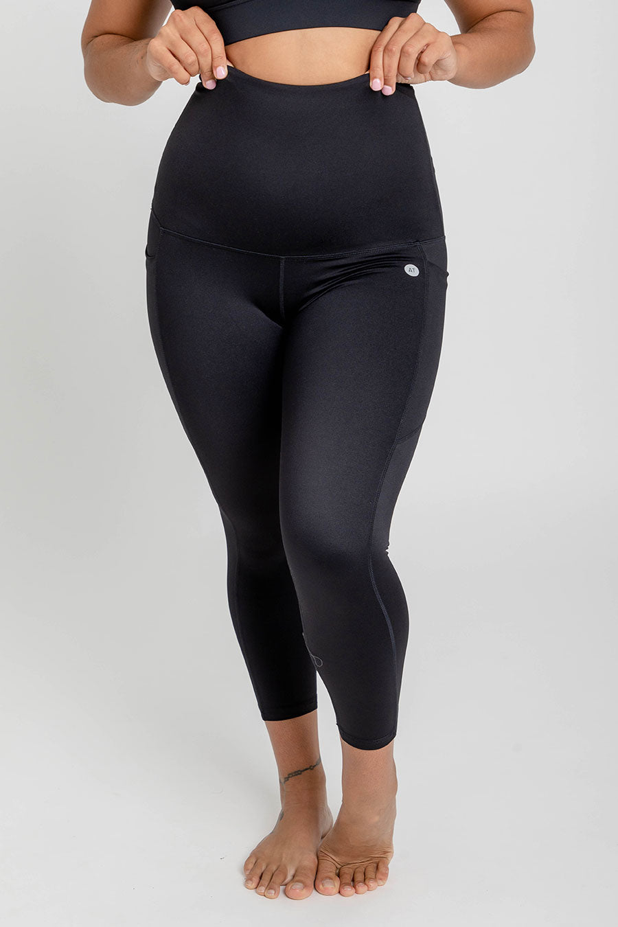 Postnatal Recovery Pocket 7/8 Length Tight - Black from Active Truth™
