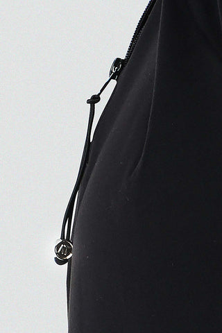 Quarter Zip Base Top - Black