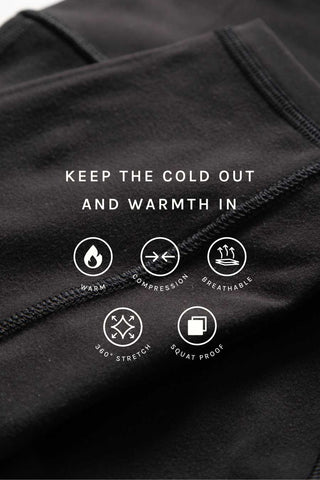 Thermal Pocket Legging - Black