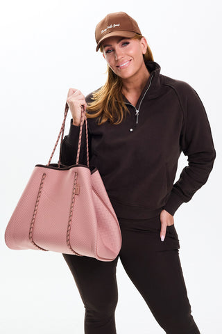 Tote Bag - Blush/Espresso