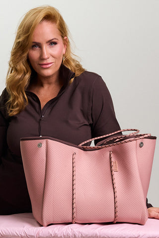 Tote Bag - Blush/Espresso