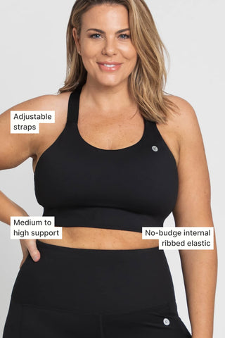 Utility Move Adjustable Bra - Black