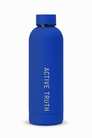 AT Branded Drink Bottle - Blue/Yellow