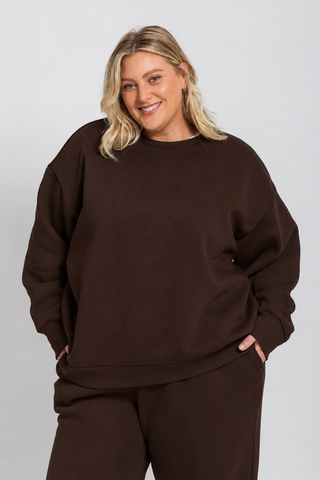 Offline Crew Sweat - Espresso