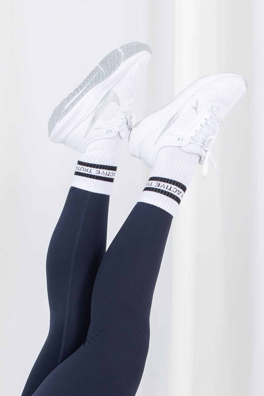 1 4 Crew Socks 2 Pack White Active Truth Active Truth