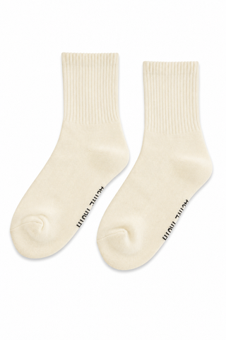 1/4 Crew Socks - 1 pack - Cream