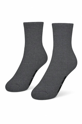 1/4 Crew Socks - 1 pack - Grey