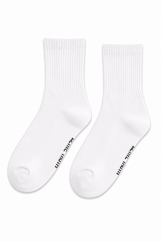 1/4 Crew Socks - 1 pack - White