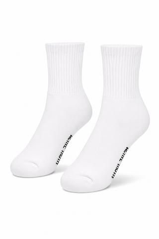 1/4 Crew Socks - 1 pack - White