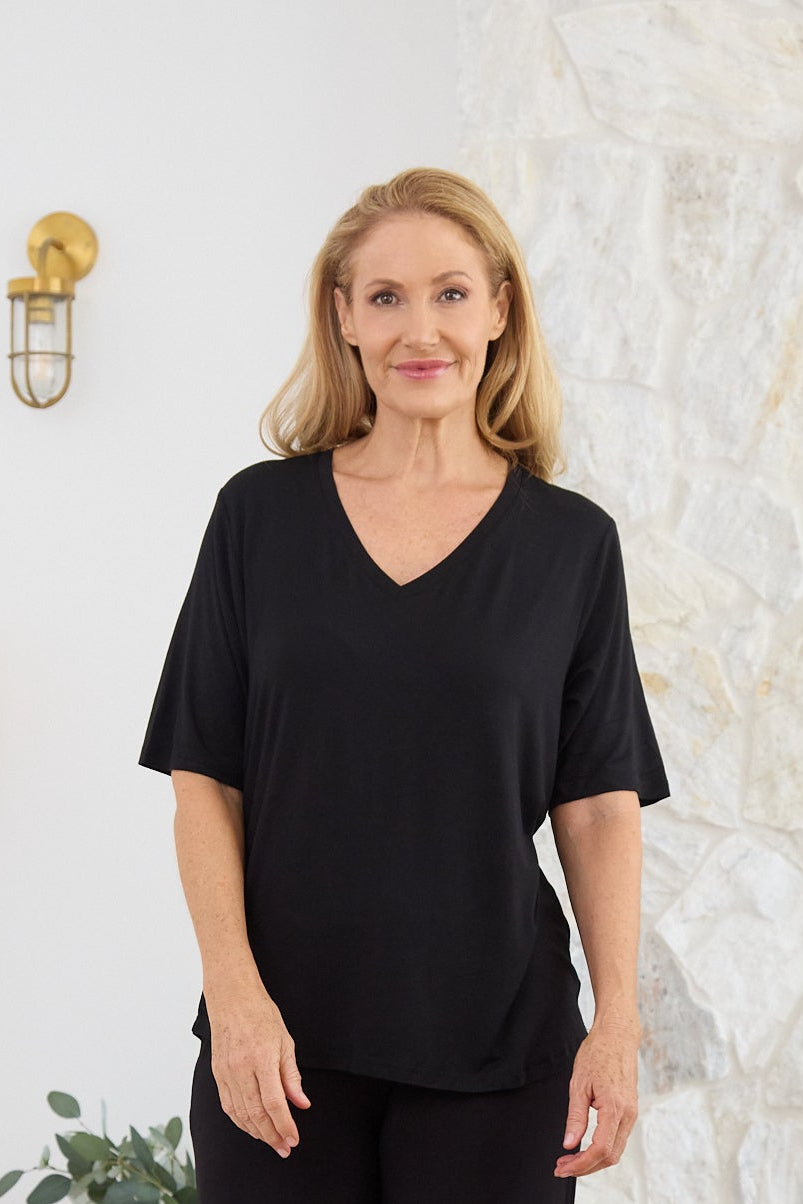 An easy V-neckline