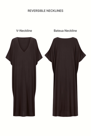 Bamboo Kaftan - Espresso