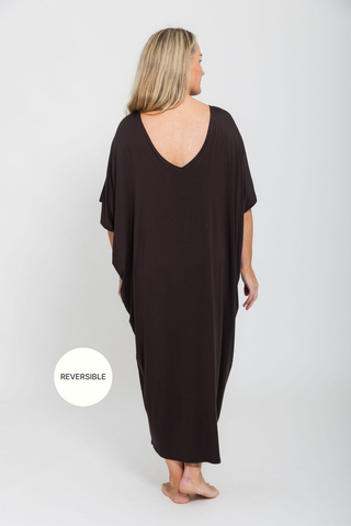 Bamboo Kaftan - Espresso