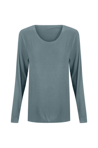 Bamboo Long Sleeve with Back Tie - Sage