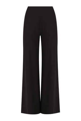 Bamboo Palazzo Pant - Black
