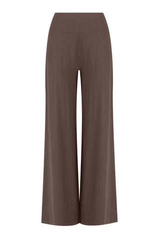 Bamboo Palazzo Pant - Mocha