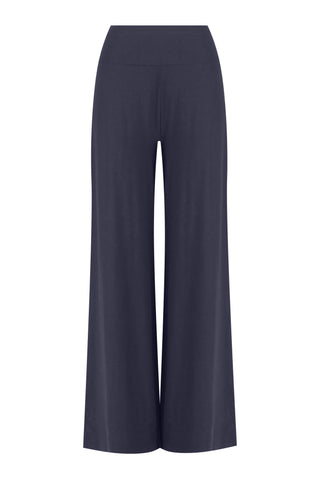 Bamboo Palazzo Pant - Navy