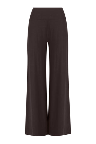 Bamboo Palazzo Pant - Espresso