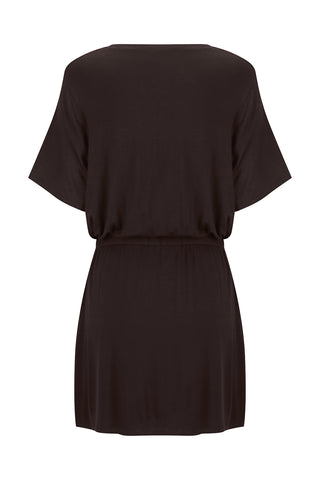 Bamboo T-shirt Dress - Espresso