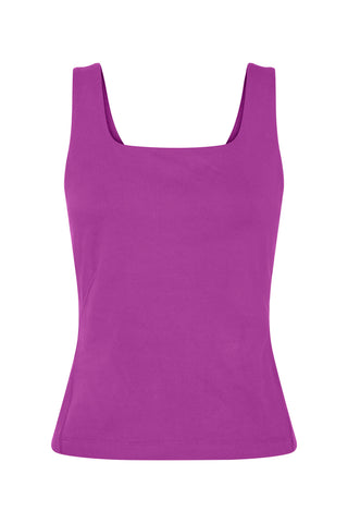 Shelf Bra Base Tank - Violet