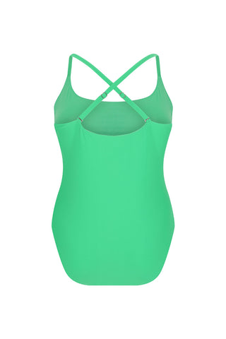 Bondi Adjustable One Piece Swimsuit - Kelly Green