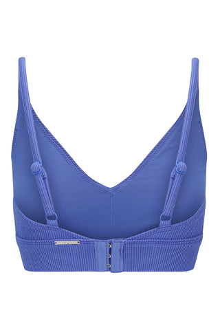 Byron Adjustable Bikini Top - Indigo Texture
