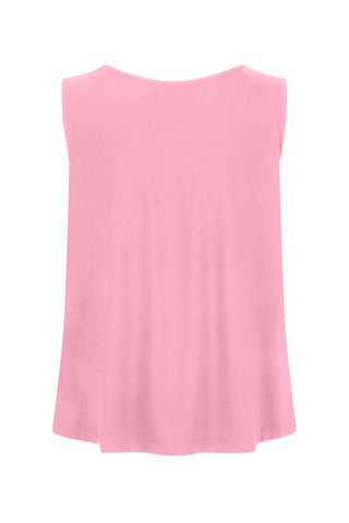 Bamboo Boat Neck Tank - Cotton Candy