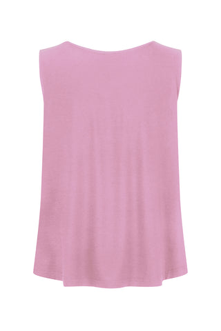 Bamboo Boat Neck Tank - Lavender