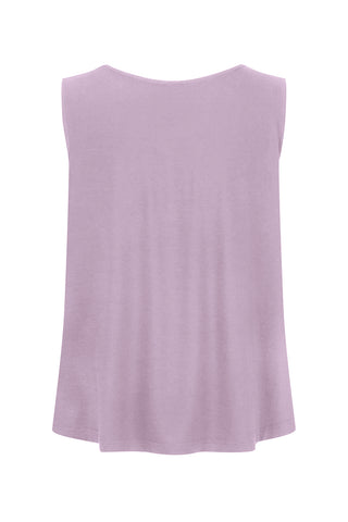 Bamboo Boat Neck Tank - Purple Haze