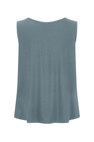 Bamboo Boat Neck Tank - Sage