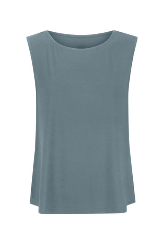 Bamboo Boat Neck Tank - Sage