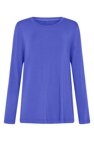 Bamboo Long Sleeve Top - Cobalt Blue