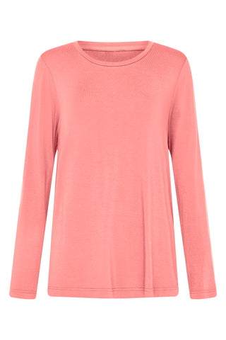Bamboo Long Sleeve Top - Plum
