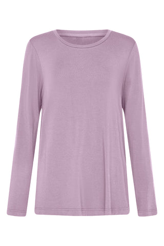 Bamboo Long Sleeve Top - Purple Haze