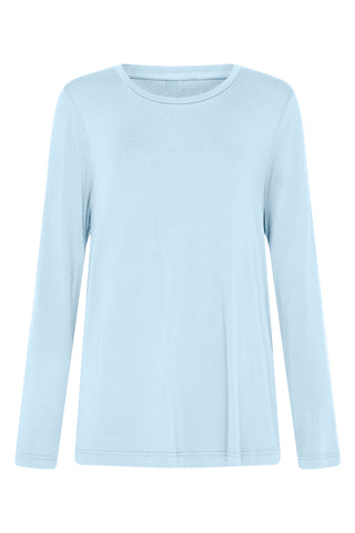 Bamboo Long Sleeve Top - Sky Blue